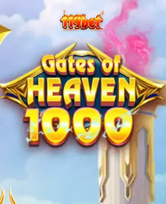 O deus Zeus vigiando os portais celestiais em Gates of Heaven 1000